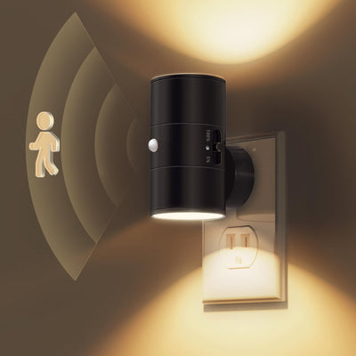 Enchufe Inteligente con Sensor de Luz 2 en 1 y LED Ambiental