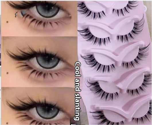 Pestañas Postizas Ahumadas Gruesas Estilo Fox - Maquillaje Europeo y Americano - Image 7