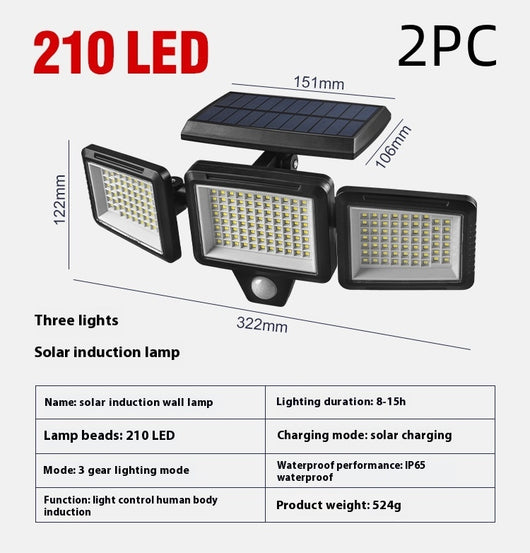 Lámpara Solar de Pared con Sensor de Movimiento Inteligente - Image 10