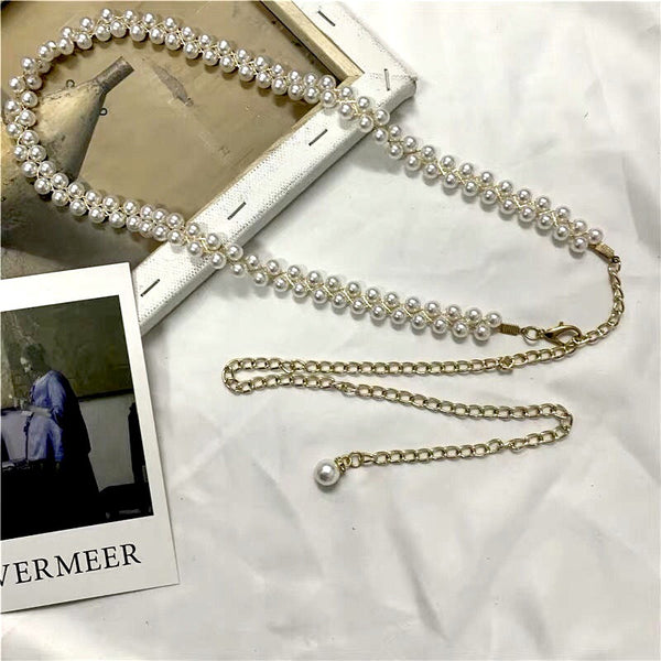 Cadena de Cintura con Perlas para Mujer