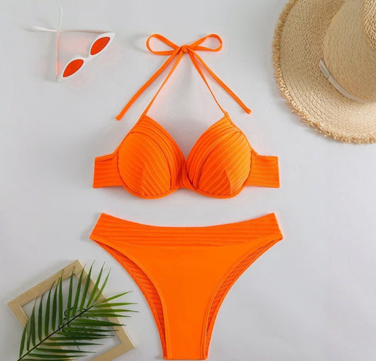 Bikini Casual Multicolor de Talle Alto para Mujer - Image 4