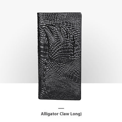 Cartera de Cuero Artesanal Grabada Retro para Hombre - Image 32