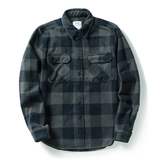 Camisa Franela Gruesa Estilo Americano para Hombre - Image 2