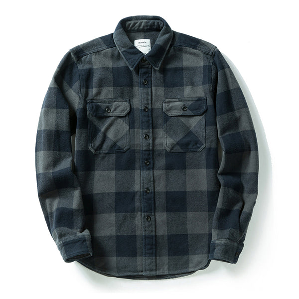 Camisa Franela Gruesa Estilo Americano para Hombre