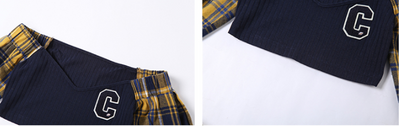 Conjunto Corto Estilo Retro Hot Girl - Traje de Moda - Image 9