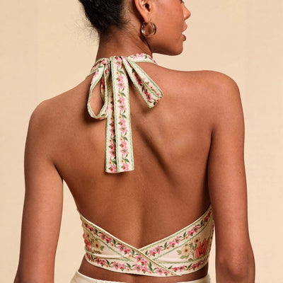 Blusa Estampada sin Espalda para Mujer - Diseño Casual y Moderno - Image 4