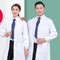 Bata Blanca de Laboratorio Manga Larga Unisex