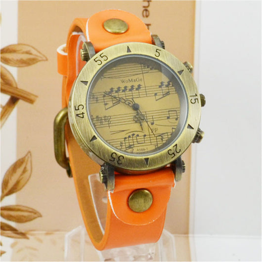 Reloj de Moda con Símbolo Musical - Diseño Novedoso para Hombre - Image 9