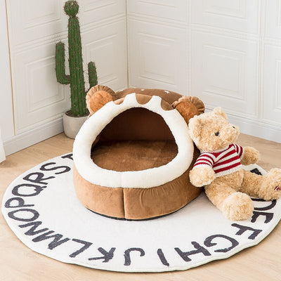 Casa Portátil para Perros Pequeños - Cama Desmontable y Lavable Todas las Estaciones