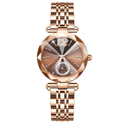 Reloj de Mujer con Esfera de Diamante y Degradado de Cristal - Image 12