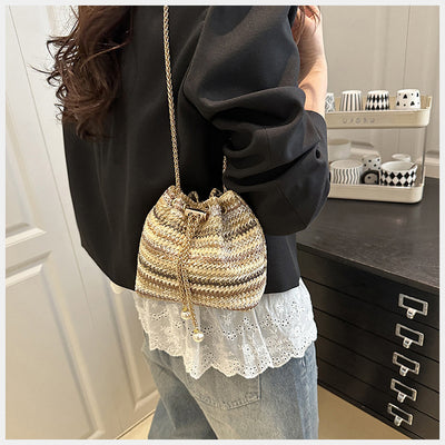 Bolsa de Playa Diamond con Cadena - Bolso Bandolera y Hombro para Mujer - Image 21
