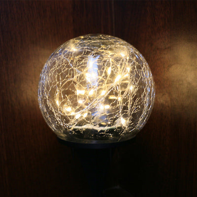 Lámpara Solar de Esfera de Cristal - Image 5