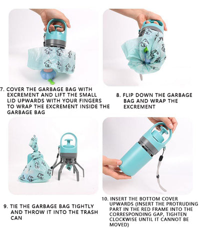 Recogedor de Desechos para Mascotas con Dispensador de Bolsas - Image 11
