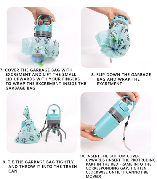 Recogedor de Desechos para Mascotas con Dispensador de Bolsas - Image 11