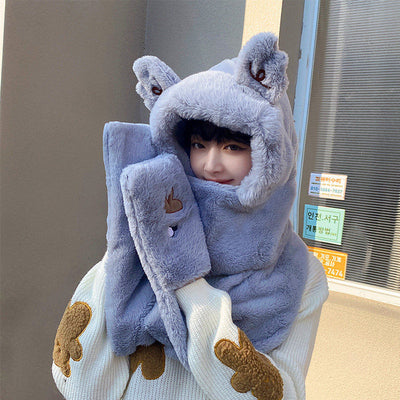 Guantes Térmicos Infantiles de Peluche con Protección para Orejas - Set de 3 Piezas - Image 13