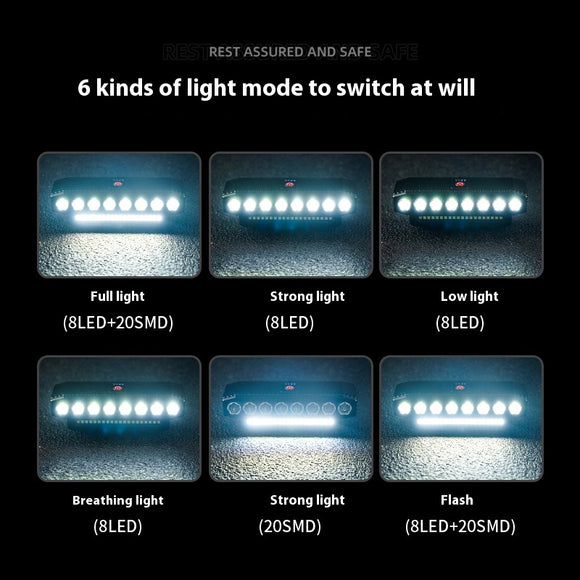 Luz Delantera LED Ultra Brillante para Bicicleta con Claxon Integrado