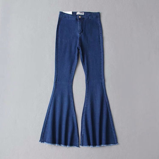 Pantalones Denim Acampanados Cintura Alta - Image 10