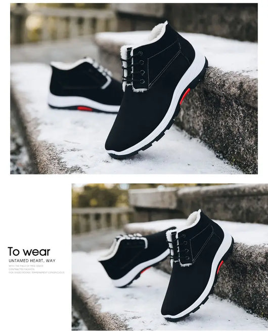 Zapatos Casuales Británicos de Algodón Resistente - Image 13