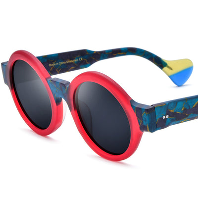Gafas de Sol Redondas Unisex con Cristales Degradados Mate - Image 3