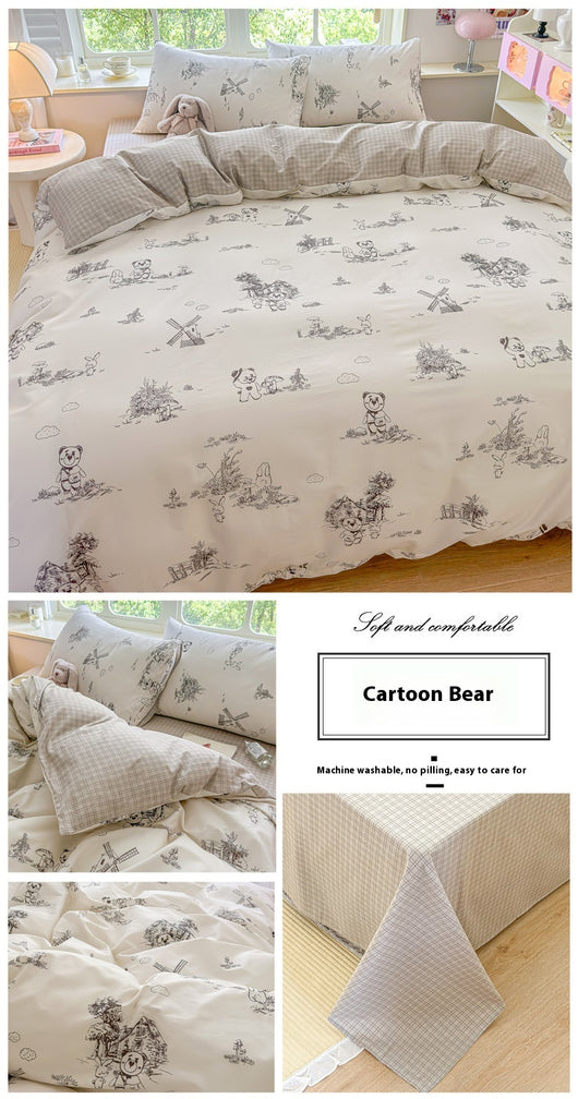 Funda Nórdica de Algodón Suave para el Hogar - Image 30