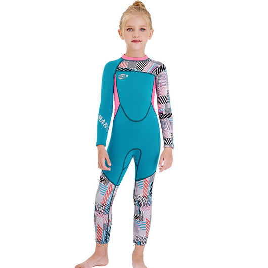 Traje de Baño Térmico de Una Pieza para Niñas - Image 10