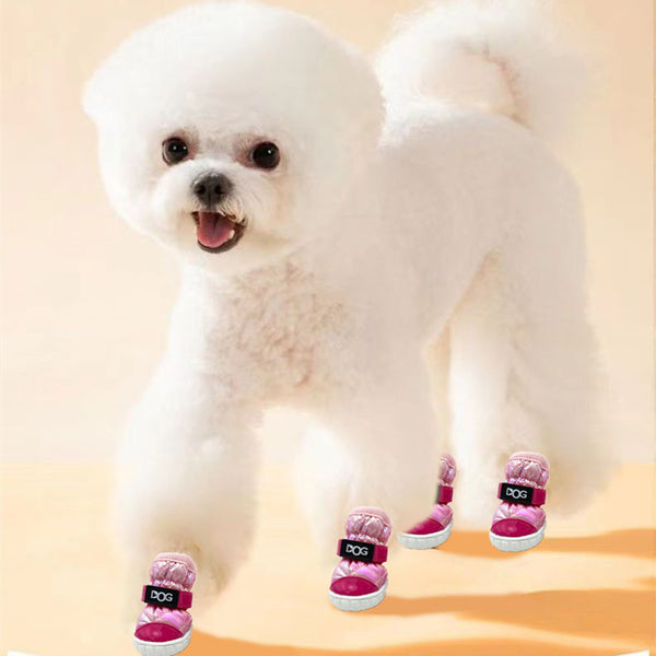 Botas Antideslizantes para Perros - Calidez y Protección Invernal