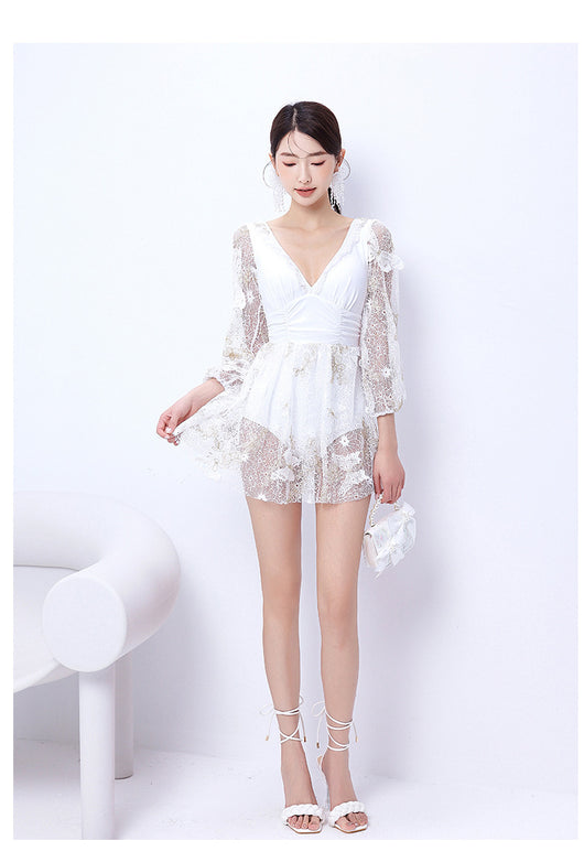 Traje de Baño Mujer Triangular Ahuecado con Espalda Descubierta - Image 14