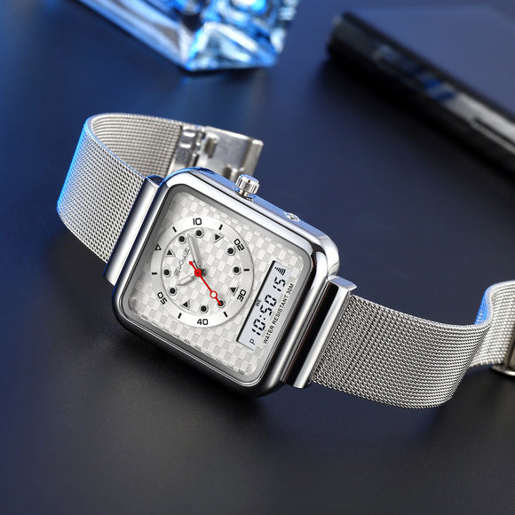 Reloj Empresarial Multifunción con Tecnología Electrónica para Hombre