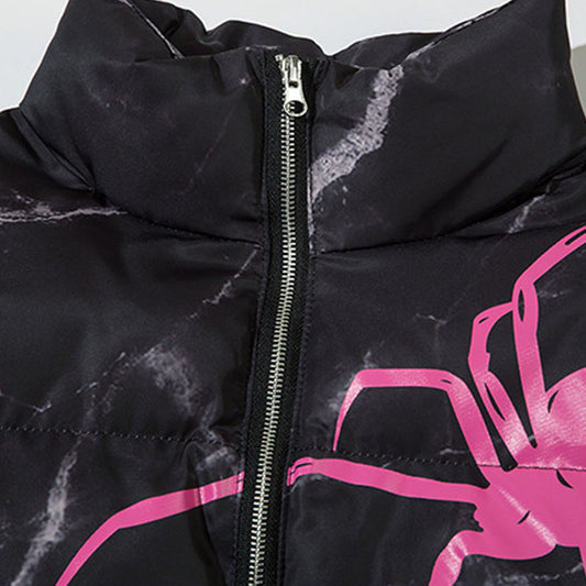 Chaqueta Suelta Estampada de Algodón Hip Hop para Pareja - Image 2