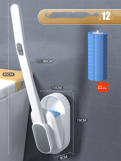 Cepillo de Baño Desechable con Mango Largo y Montaje en Pared - Image 3