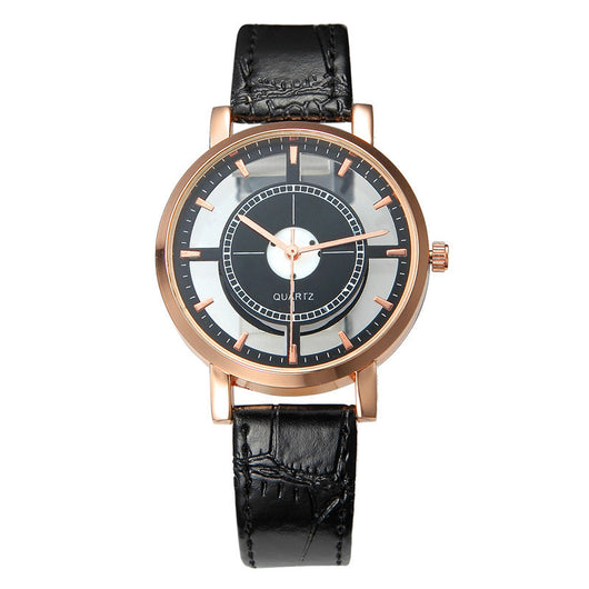 Reloj Pulsera Mujer Estilo Harajuku con Correa Hueca de Cuero - Image 4