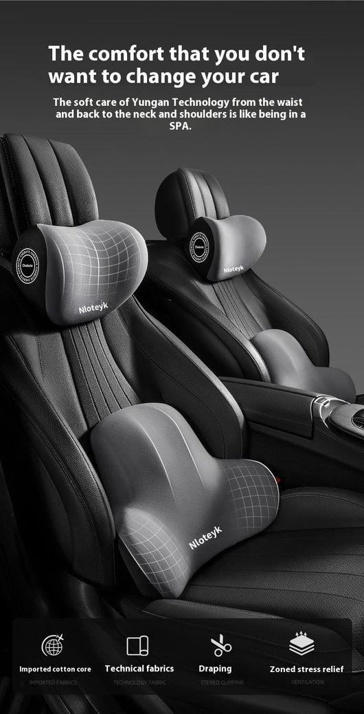Cojín Cervical y Lumbar 4 Estaciones para Auto - Espuma Viscoelástica con Soporte Integral - Image 23