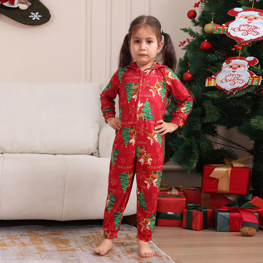 Conjunto Navideño Familiar de Pantalones Largos para Niños y Niñas - Image 9