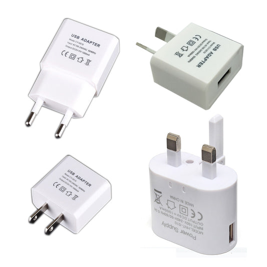 Cargador Rápido 5V/1A USB para Teléfonos Móviles