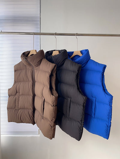 Chaleco Acolchado Suelto Talla Grande para Mujer - Image 17