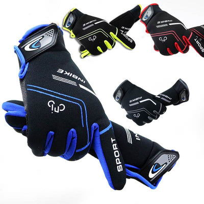 Guantes de Ciclismo Táctiles de Dedo Largo