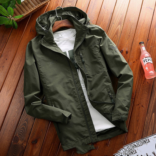 Chaqueta Casual Talla Grande para Hombre - Corte Delgado y Ligero - Image 13
