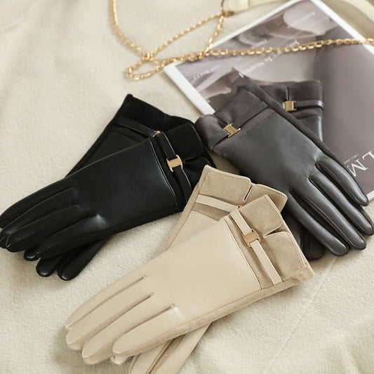 Guantes de Gamuza para Invierno Mujer