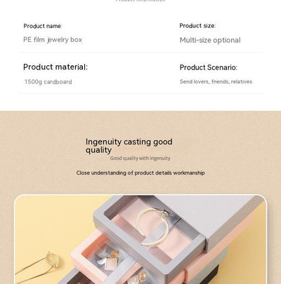 Caja Organizadora de Joyas con Película Protectora Antioxidación - Image 29