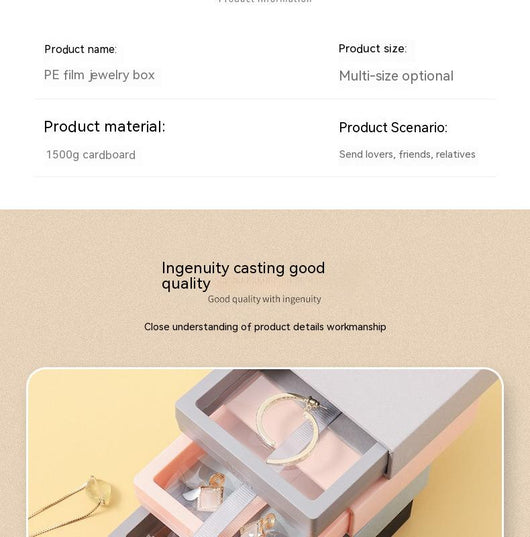 Caja Organizadora de Joyas con Película Protectora Antioxidación - Image 29
