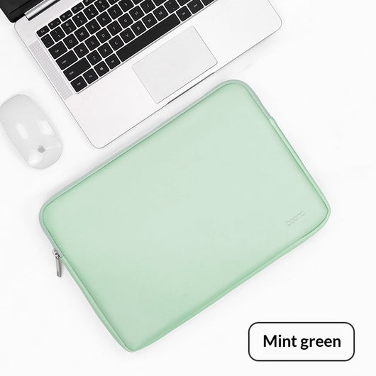 Funda Protectora de Cuero para Laptop con Bolsa Interior - Image 5