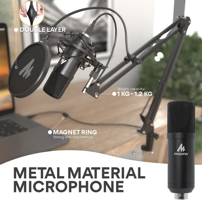 Micrófono Condensador para Karaoke y Grabación en PC - Image 3