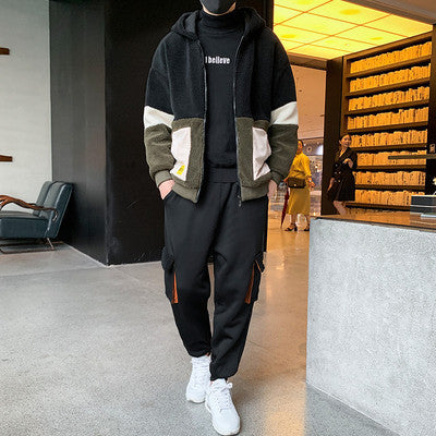 Suéter Hombre Estilo Coreano Oversized Abrigado Casual - Image 5