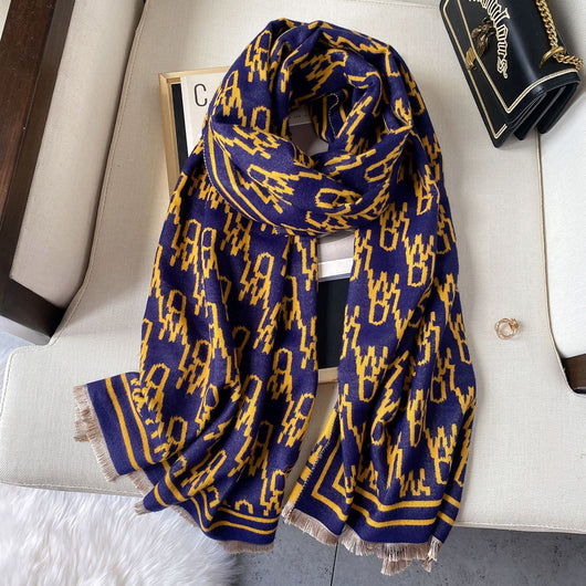 Pashmina de Cachemira Premium para Mujer - Abrigo Grueso y Cálido - Image 12