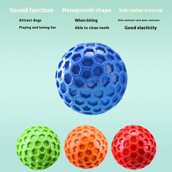 Pelota Masticable Antiestres para Perros - Alivia Ansiedad y Fortalece Dientes