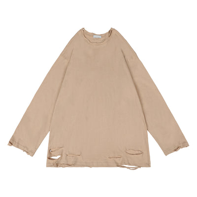 Remera Oversize Cuello Redondo Manga Larga - Image 7
