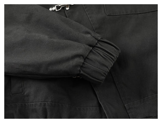 Chaqueta de Trabajo Cuello Mao Hombre - Diseño Premium Primavera Otoño - Image 14