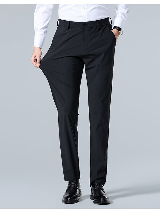 Pantalones de Vestir Primavera Hombre Resistentes a Arrugas sin Planchado - Image 12