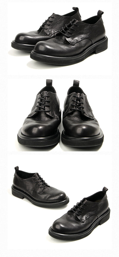 Zapatos de Cuero Vintage Estilo Británico para Hombre - Image 9