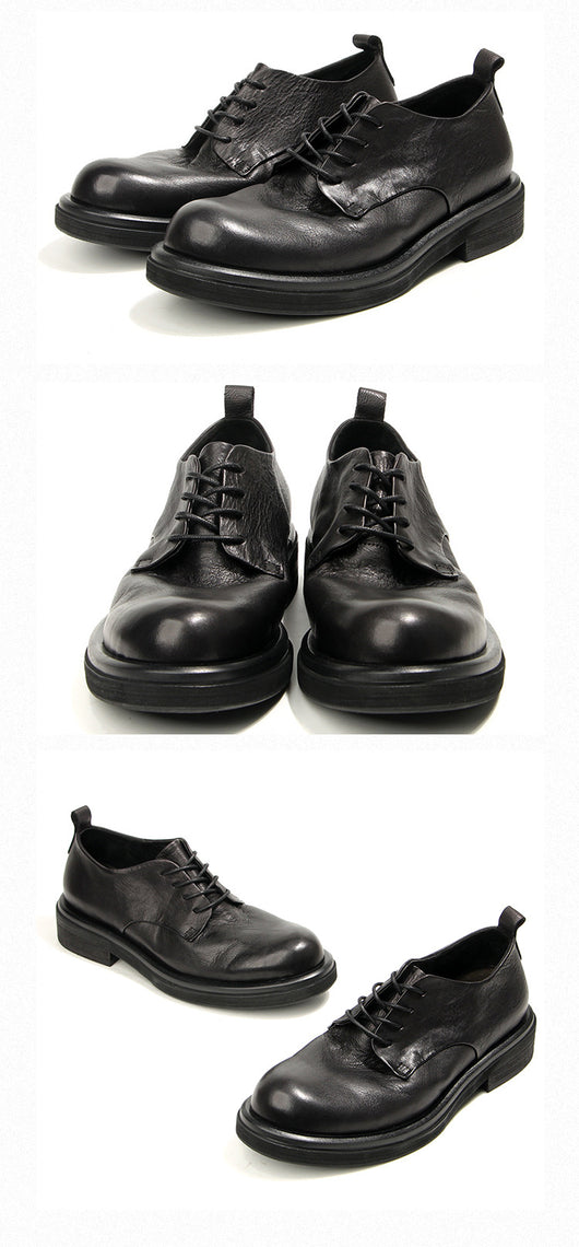 Zapatos de Cuero Vintage Estilo Británico para Hombre - Image 9